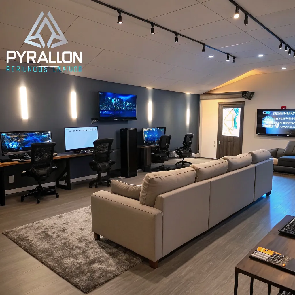 PYRALION Digital Leisure Studio Interior